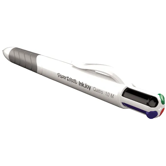 Paper Mate Balpen Paper Mate Inkjoy 4 kleuren Quatro standaard medium