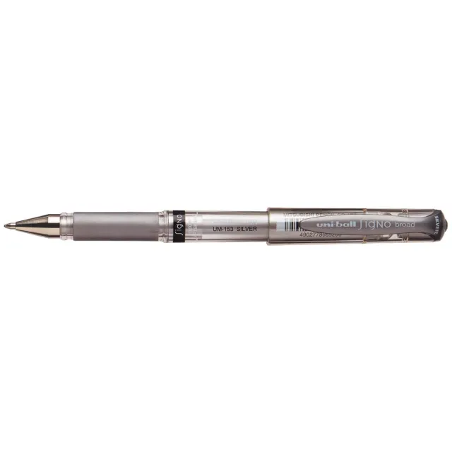 Uni-ball roller Signo Broad Creative, brede punt, zilver