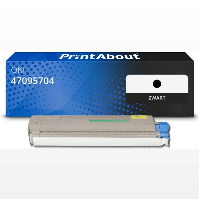 PrintAbout Huismerk OKI 47095704 Toner Zwart