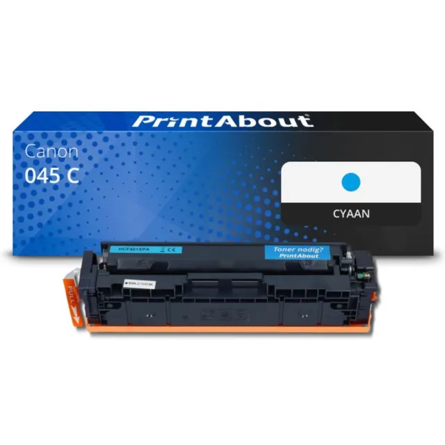 PrintAbout Huismerk Canon 045 C Toner Cyaan