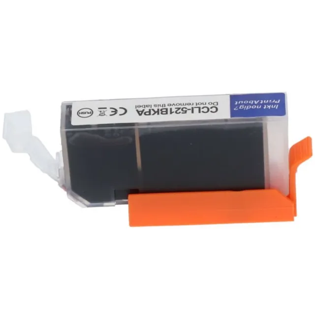 PrintAbout huismerk Inktcartridge CLI-521BK Zwart geschikt voor Canon