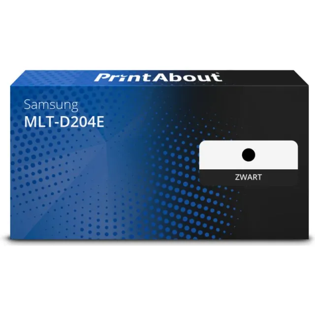 PrintAbout huismerk Toner MLT-D204E (SU925A) Zwart Geschikt voor Samsung