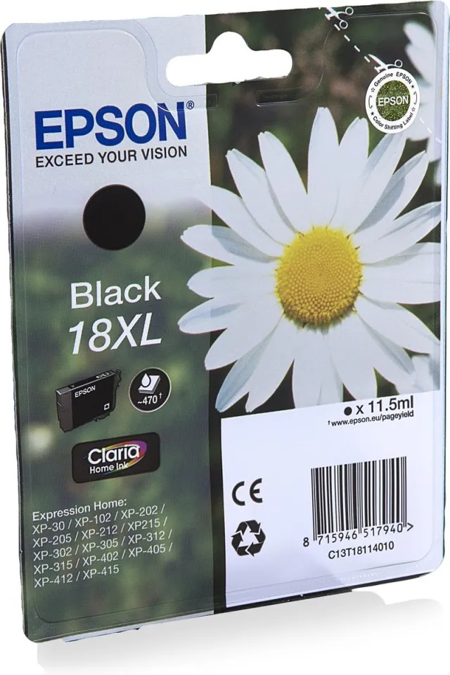 Epson Claria Home Ink-reeks Zwart
