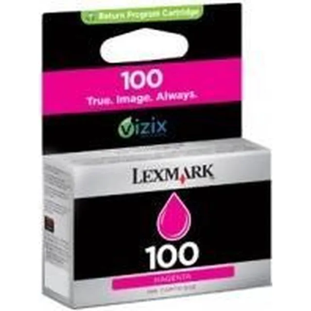 Lexmark 100 Magenta Return Program Ink Cartridge magenta inktcartridge