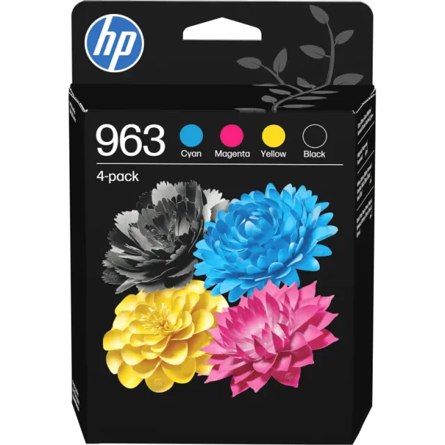 HP 963 Cartridge Combo Pack zwart, geel, magenta, cyaan