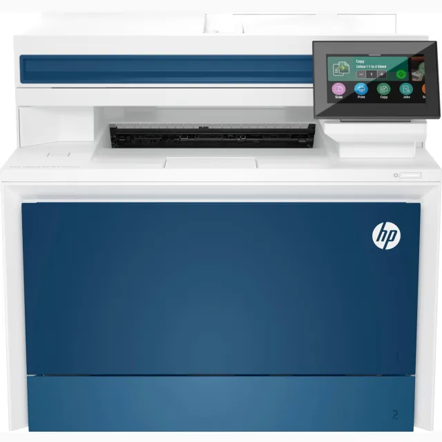 Hp Color LaserJet Pro LaserJet Pro 4302dw Draadloos Multifunction Kleur Printer, Kopieerapparaat, scanner; dubbelzijdig Blauw;Wit