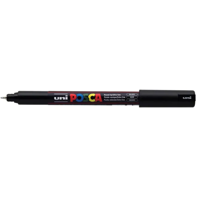 Uni POSCA paintmarker PC-1MR, 0,7 mm, zwart