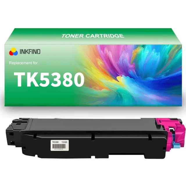 INKFIND TK-5380 Magenta tonercartridge compatibel met Kyocera TK5380 TK-5380 Magenta geschikt voor Kyocera ECOSYS PA4000cx/MA4000cifx - 1-pack Magenta Magenta x 1