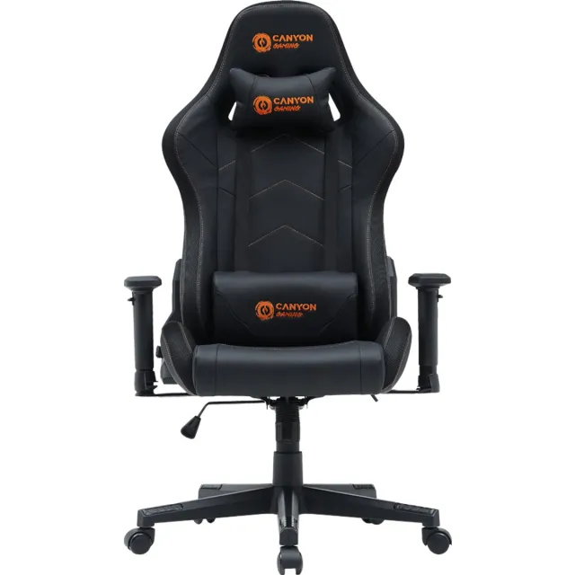 Canyon Irida Serie - Gaming Stoel - RGB Verlichting - PU Eco Leer - Verstelbare Rugleuning Grijs