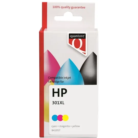Quantore Inktcartridge Quantore alternatief tbv HP CH564EE 301XL kleur Multi