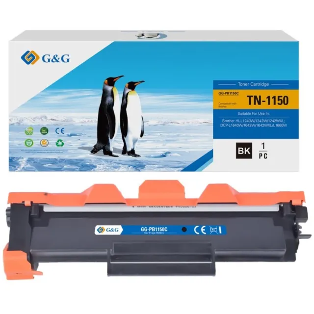 G&G GG-PB1150 tonercartridge 1 stuk(s) Compatibel Zwart