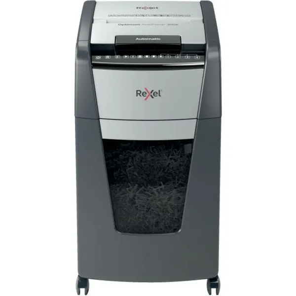 Rexel Optimum Auto+ 300X Kleine Snippers Papierversnipperaar zwart