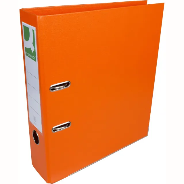 Q-CONNECT ordner, voor ft A4, volledig uit PP, rug van 8 cm, oranje