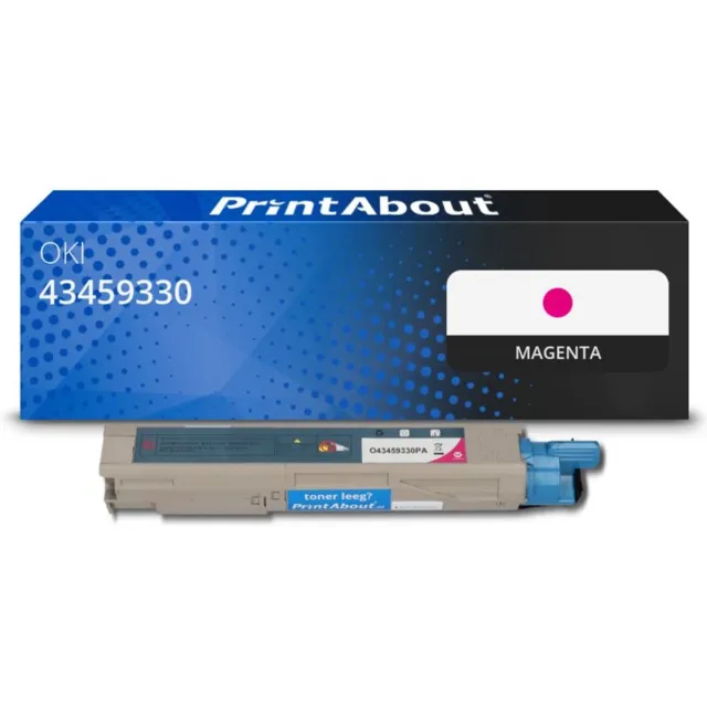 PrintAbout Alternatief voor de Oki 43459330 / Magenta