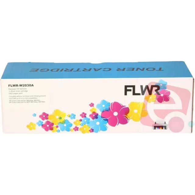 FLWR Toners / HP 415A / cyaan / Geschikt voor HP
