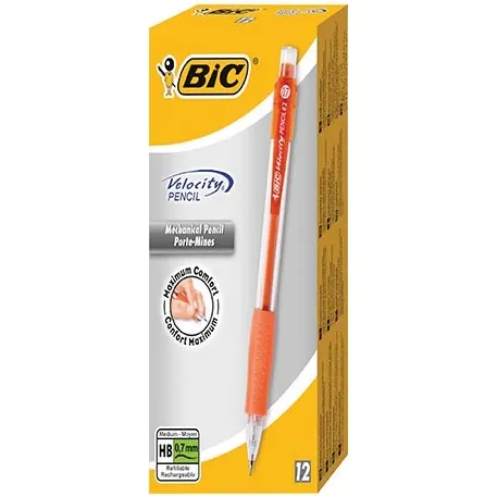 Bic vulpotlood, 0,7 mm, doos van 12 stuks oranje