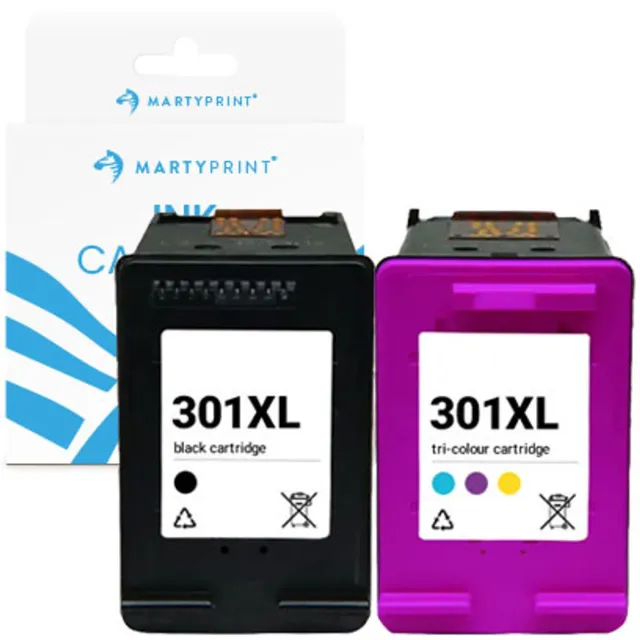 MartyPrint HP 301 XXL voordeelset multikleur