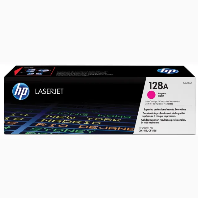 Hp toner 128A, 1 300 pagina's, OEM CE323A, magenta