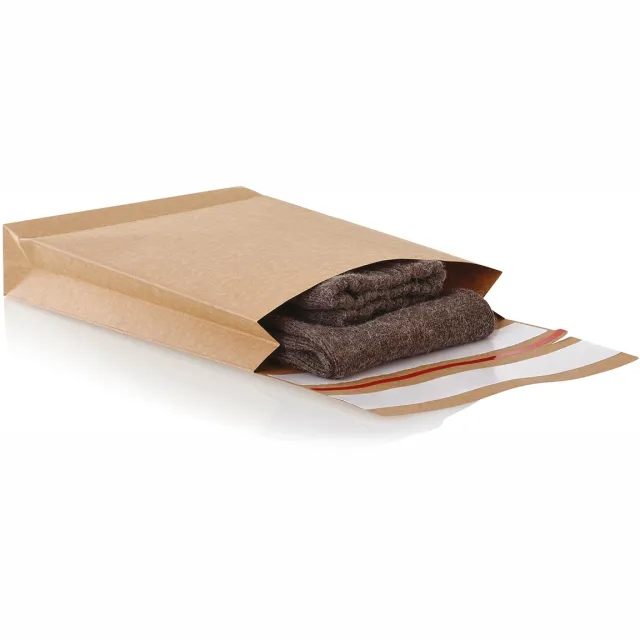 e-green enveloppen met blokbodem, ft 229 x 162 x 40 + 86 mm, doos van 250 stuks bruin
