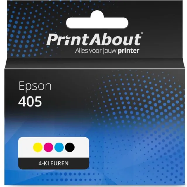 PrintAbout Huismerk Epson 405 (C13T05G64010) Inktcartridge 4-kleuren Voordeelbundel