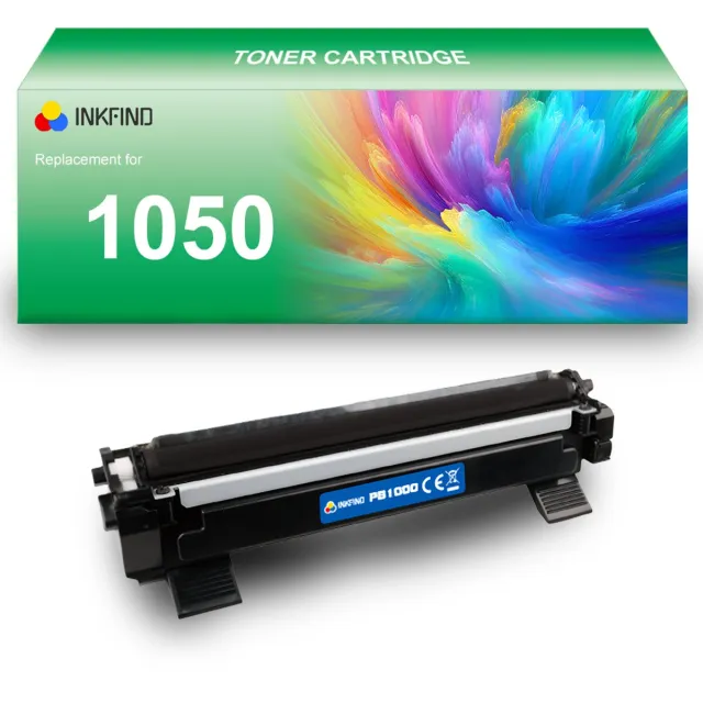 INKFIND TN-1050 tonercartridge compatibel met Brother 1050 TN1050 TN-1050 TN-1000 TN1000 - 1-pack Zwart Zwart x 1