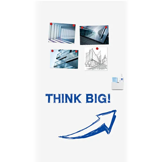 Legamaster WALL-UP whiteboard 200x120cm