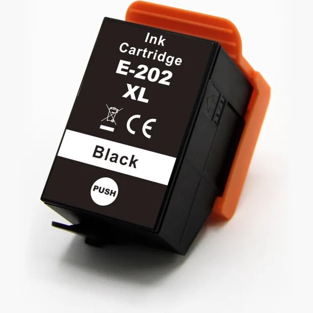 Inktkenners Inktcartridge Geschikt voor Epson 202 / 202XL - Zwart | Cartridge Geschikt voor Expression Premium XP 6000 - XP 6005 - XP 6100 - XP 6105