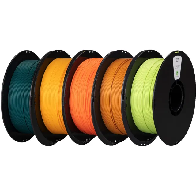 kexcelled PLA Combideal 5 x 1kg = 5kg DonkerGroen, DonkerGeel, Oranje, Licht Bruin & PiekGroen 3D Printer filament HERFST ACTIE!! DonkerGroen,DonkerGeel,Oranje,LichtBruin,PiekGroen - 5kg Combinatie