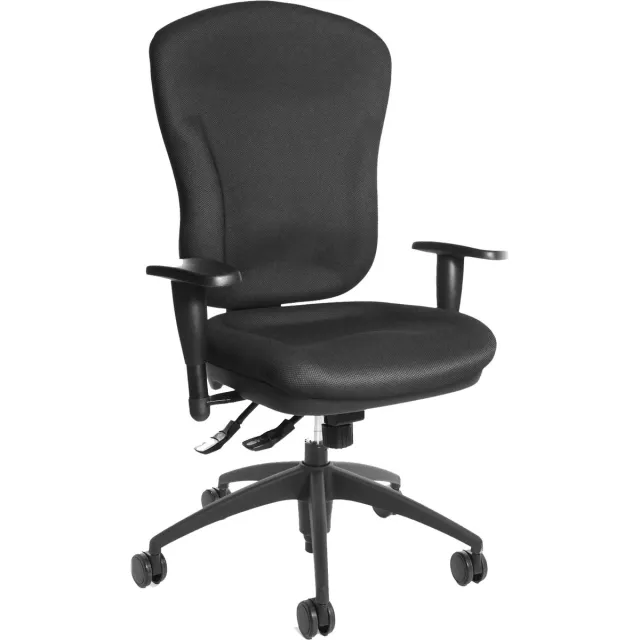 Topstar Bureaustoelen Wellpoint Grijs-Zwart + Armsteunen