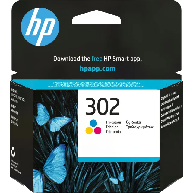 HP 302 - Inktcartridge - Tricolor Multikleur