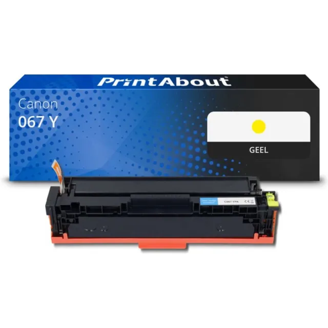 PrintAbout Huismerk Canon 067 Y Toner Geel
