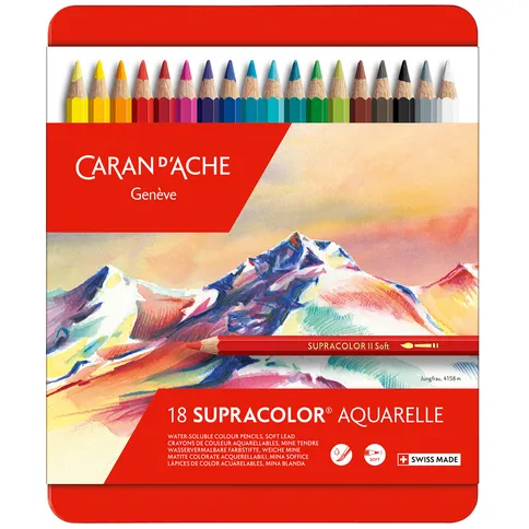 Caran d-Ache Kleurpotloden Caran d'Ache Supracolor 18 stuks assorti