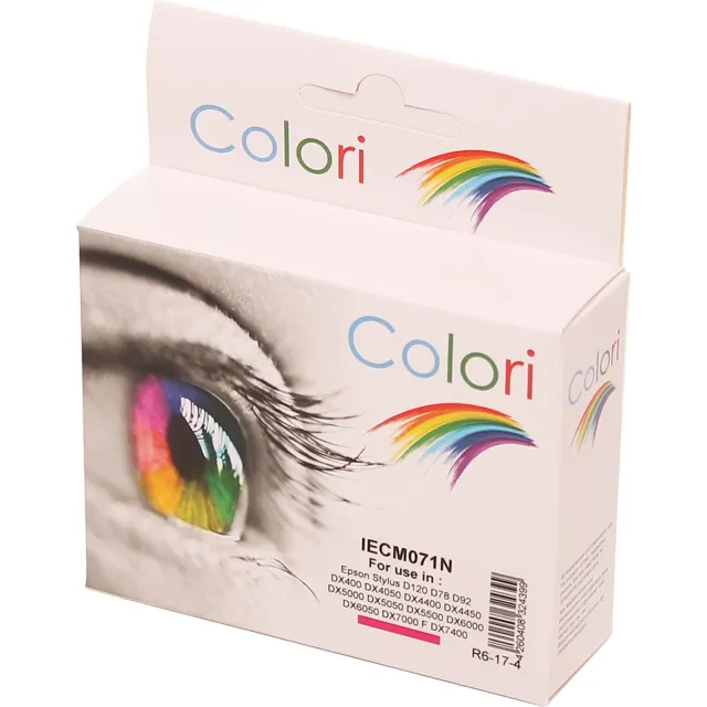 Colori huismerk inkt cartridge geschikt voor Epson T0713 Magenta D78 D92 DX4000 DX4050 DX4400 DX4450 DX5000 DX5050 DX5500 DX7000 DX7400 DX7450 DX8400 DX9200