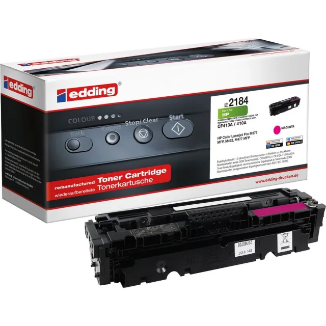 Edding Toner vervangt HP 410A (CF413A) Compatibel Magenta 2600 bladzijden EDD-2184 18-2184 Kleurloos