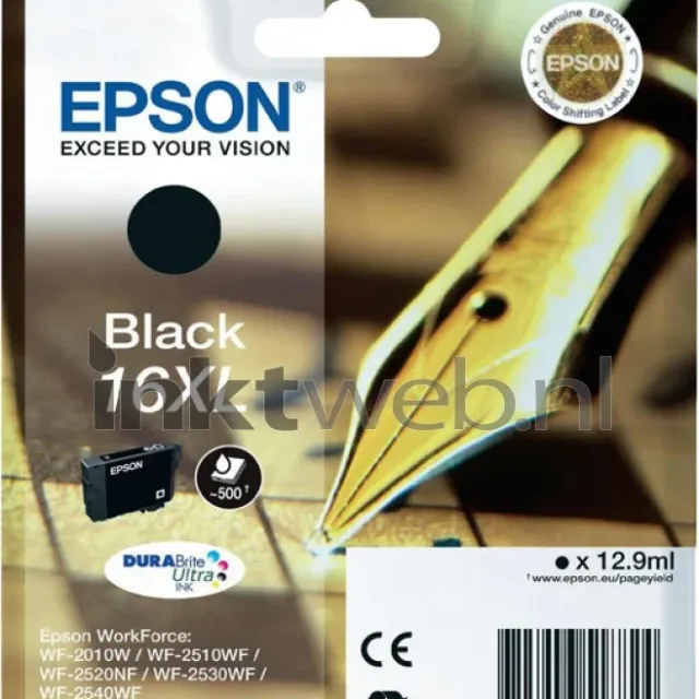 Epson 16XL zwart (Origineel Hoge Capaciteit)