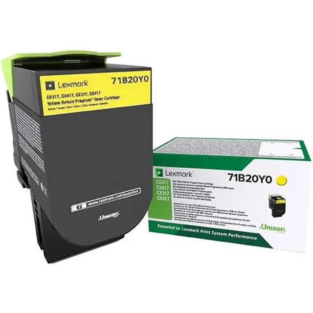 Lexmark Toner Lexmark 71B20Y0 Yellow