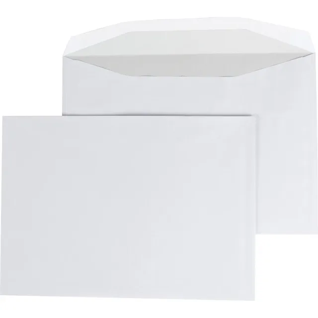 Gallery enveloppen ft 156 x 220 mm, stripsluiting, binnenzijde grijs, doos van 500 stuks wit