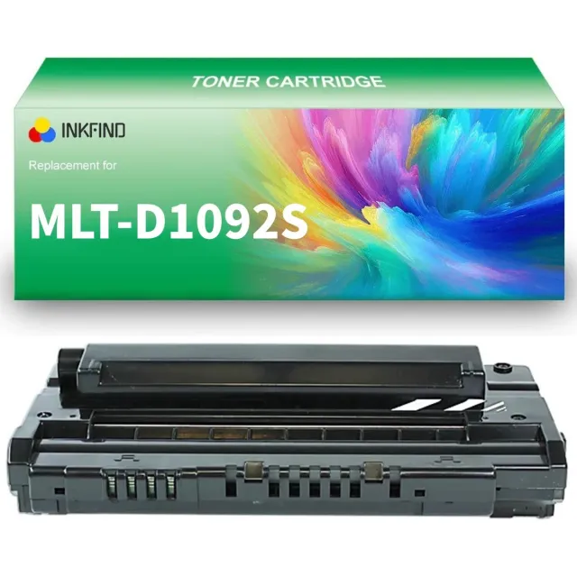 INKFIND MLT-D1092S Zwart tonercartridge van 1 stuk Geschikt voor Samsung MLT-D1092S MLT-D109S 109S MLT-D1092S (SU790A) voor Samsung SCX-4300, SCX-4310, SCX-4315, SCX-4610 -1 Pack-Black Zwart x1