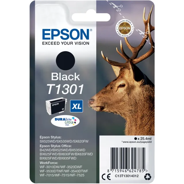 Epson T1301 inktcartridge zwart