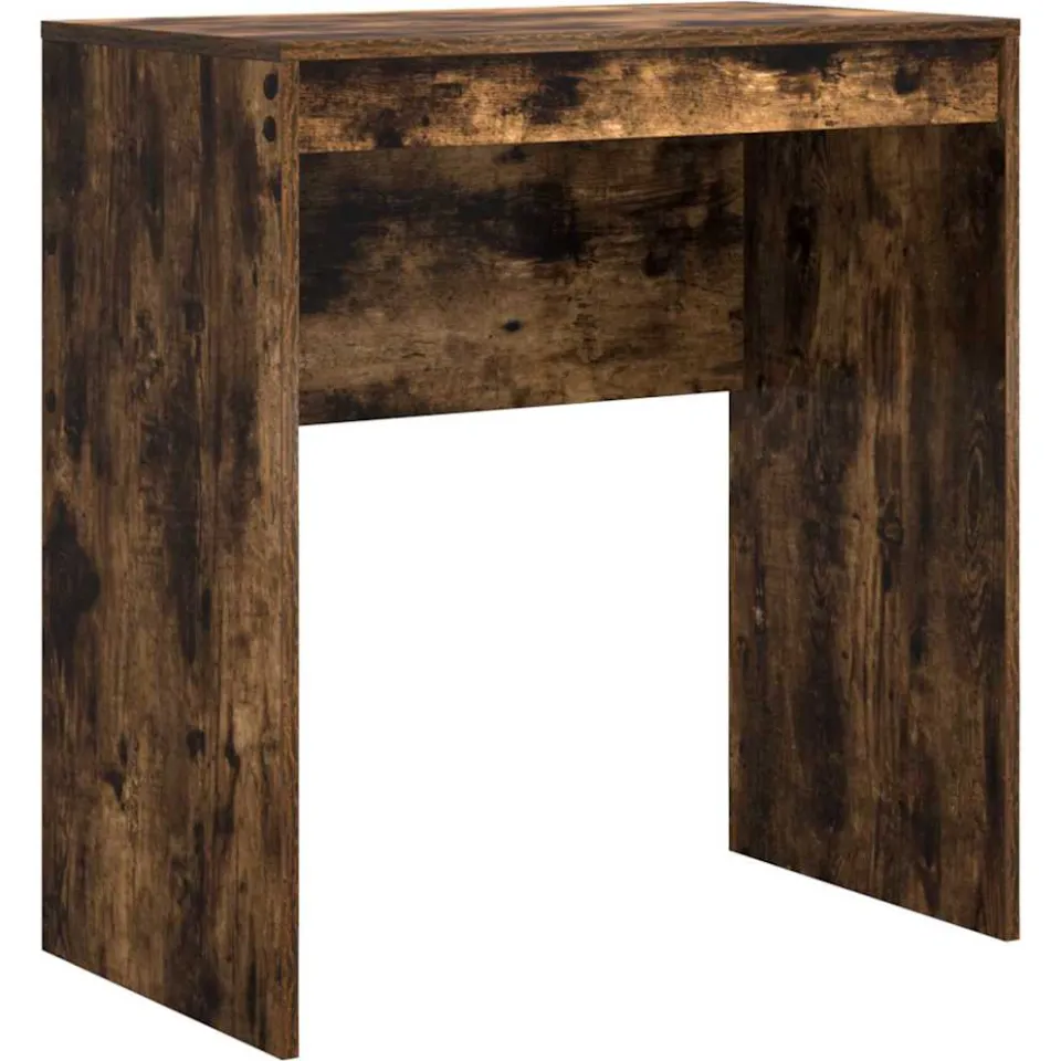 vidaXL Bureau Gerookt eiken 70 x 40 x 76 cm, foto 3