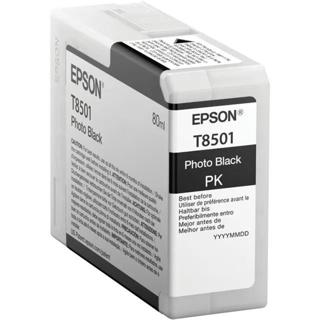 Epson Singlepack Photo Black T850100 UltraChrome HD ink 80ml Foto-zwart