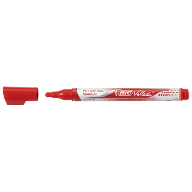 Bic Whiteboardmarker Bic Velleda liquid rond medium rood