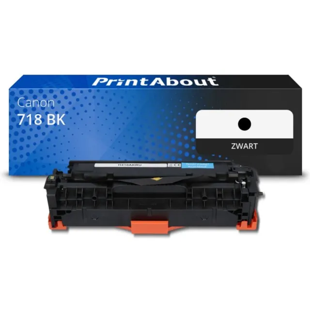 PrintAbout Alternatief voor de Canon 718 BK / zwart