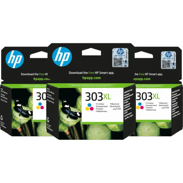 Hp 303XL Cartridge Kleur (3 stuks)
