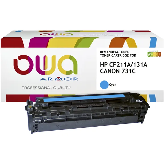 OWA Tonercartridge OWA alternatief tbv HP CF211A blauw