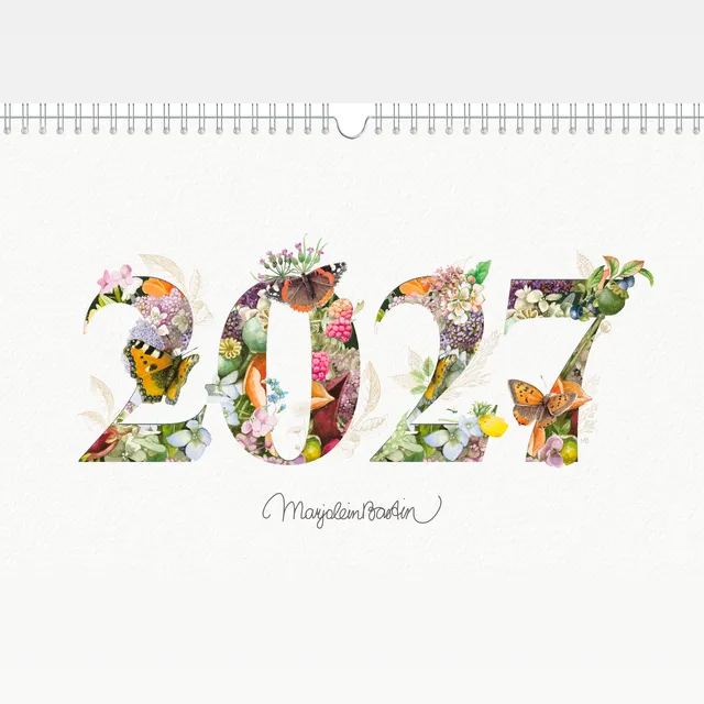 Hallmark Familiekalender 2027 Marjolein Bastin A4 nederlands
