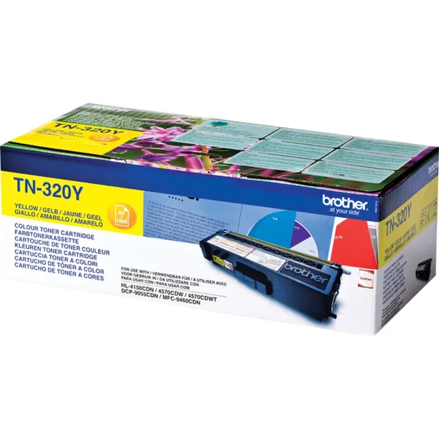 Brother TN-320Y Tonercartridge - Geel