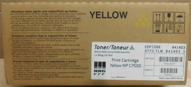 Ricoh MP C6000/7500 tonercartridge Geel