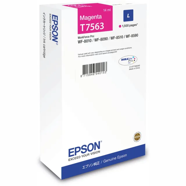 Epson T7563 - Inktcartridge / Magenta