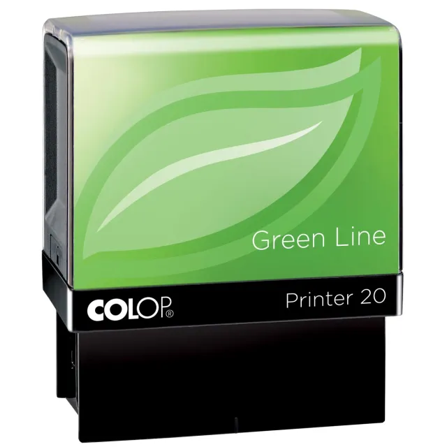 Colop stempel met voucher Green Line Printer 20, max. 4 regels, voor Nederland, ft 38 x 14 mm